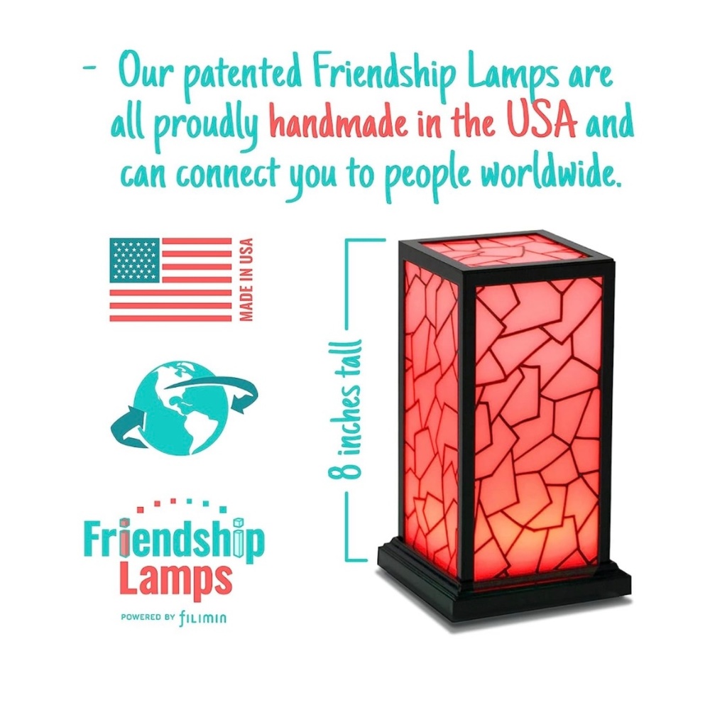 Friendship Lamp - Picture 3 of 5